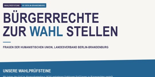 Beitragsbild „wahl26.berlin“ – die Homepage der Humanistischen Union zur Wahl des Abgeordnetenhauses ist online